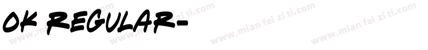 ok Regular字体转换